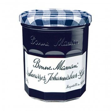 Bonne Maman Schwarzes Johannisbeer Gelee aus frischen Beeren 370g