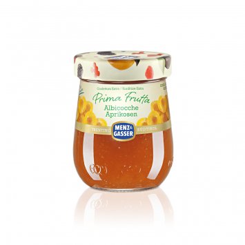 Menz und Gasser Prima Frutta Albicocche Aprikosen Konfitüre Extra 340g