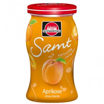 Schwartau Aprikose Samt Frühstück Fruchtaufstrich Streichzart 270g