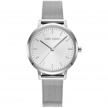 Damenuhr Edelstahl silberfarben Basic Line