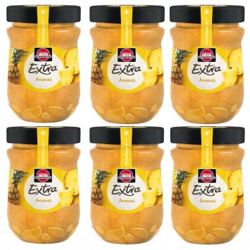 Schwartau Extra Ananas Frühstück Fruchtaufstrich 340g 6er Pack