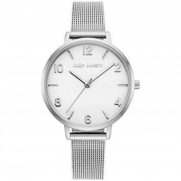 Damenuhr Edelstahl silberfarben Basic silver