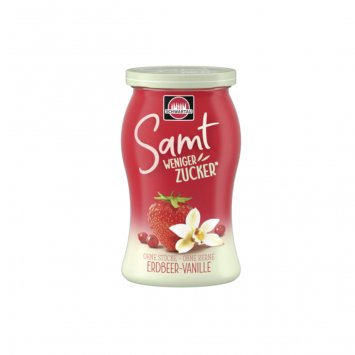 Schwartau Samt Weniger Zucker Erdbeer Vanille Fruchtaufstrich 255g