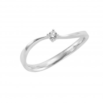 Ring Gold 585 mit Brillant 0,04ct.