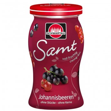 Schwartau Johannisbeere Samt Frühstück Aufstrich Streichzart 270g