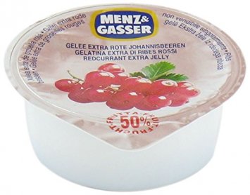 Menz und Gasser Rote Johannisbeeren Konfitüre Extra portioniert 2500g