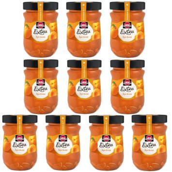 Schwartau Extra Aprikose Frühstück Fruchtaufstrich 340g 10er Pack