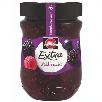 Schwartau Extra Waldfrucht Frühstück Fruchtaufstrich vegan 340g