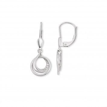 Ohrringe Gold 585 mit 6x Brillant zus. 0,03ct.