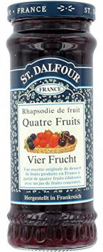 St. Dalfour Fruchtaufstrich Vier Frucht Aufstrich Konfitüre 280g
