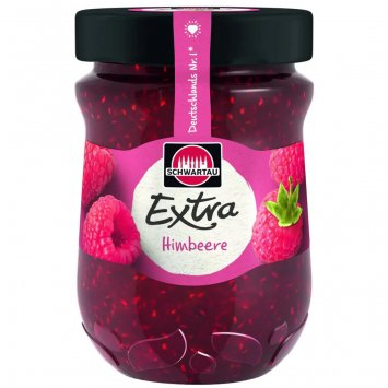 Schwartau Extra Himbeere Frühstück Fruchtaufstrich vegan 340g