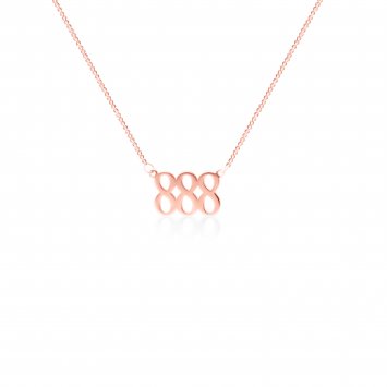 Kette 925-Sterling Silber rotvergoldet Glänzend 45,0cm