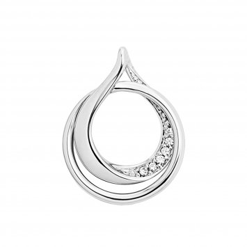 Anhänger Gold 585 mit 6x Brillant zus. 0,03ct.