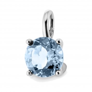 Anhänger Gold 585 mit Blautopas (beh.) Sky blue