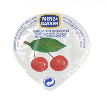 Menz und Gasser Sauerkirsch Konfitüre Extra portioniert 2500g