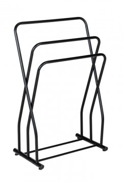 Handtuchständer Mod. Granelli Schwarz, lackierter Stahl, matt