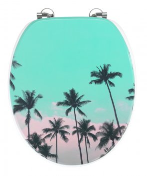 WC-Sitz MDF Mod. Miami, foliert und feuchtigkeitsresistent