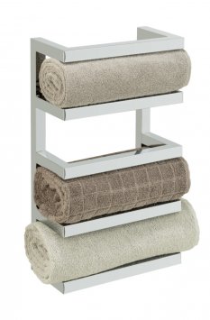 Edelstahl Handtuchregal Mod. Fondiro, aus rostfreiem Edelstahl