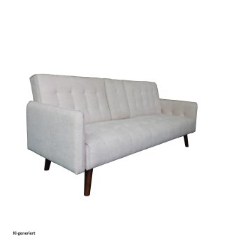 Sofa mit Knopfsteppung Elouisa Grau