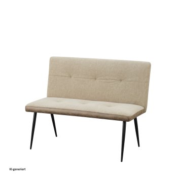 2-Sitzer Bank Antikbraun/Taupe Joschka
