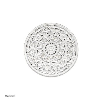 Wandornament Holz shabby Stil