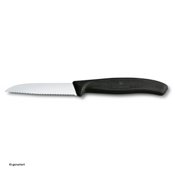 Gemüsemesser mit Wellenschliff
