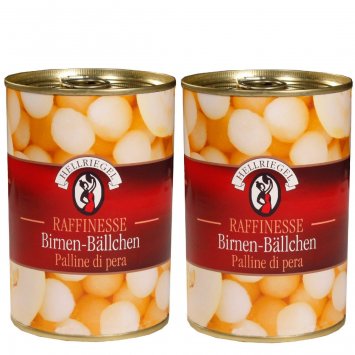 Hellriegel Birnenbällchen Sommerfrucht Spitzenklasse 425g 2er Pack