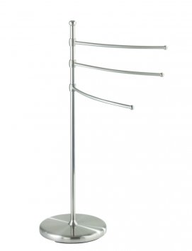 Handtuchständer Mod. Adiamo mit 3 Armen, höhenverstellbare Handtucharme