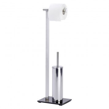 Stand WC-Garnitur Mod. Lava, aus rostfreiem Edelstahl