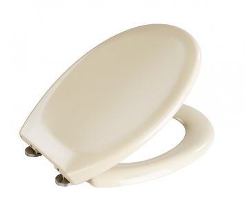Premium WC-Sitz Mod. Ottana Beige, aus antibakteriellem Duroplast