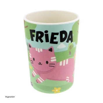 Kinderbecher Namensbecher Frieda
