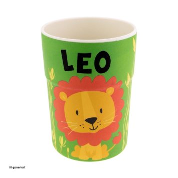 Kinderbecher Namensbecher Leo