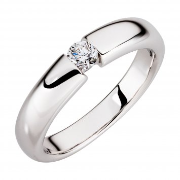 Ring Gold 585 mit natürlichem Brillant 0,25 ct.