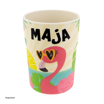 Kinderbecher Namensbecher Maja