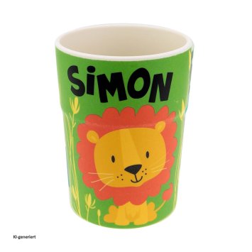 Kinderbecher Namensbecher Simon
