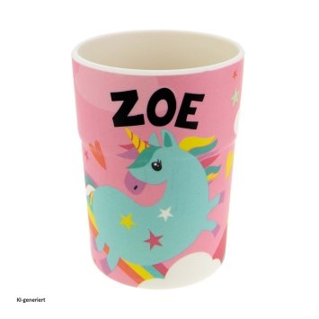 Kinderbecher Namensbecher Zoe
