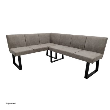 Eckbank 152 x 192 cm Vemal kurzer Schenkel links