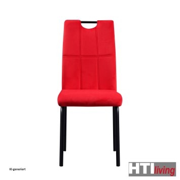 Stuhl Denton Velvet Rot