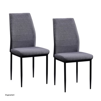 Stuhl Madison Webstoff 2er-Set