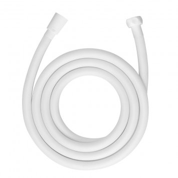 Mod. Design Duschschlauch Weiß matt 175 cm, mit Verdrehschutz und Trinkwasserzulassung