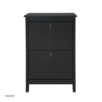 Schuhschrank Hayet Schwarz