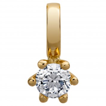 Anhänger Gold 585 mit natürlichem Brillant 0,25 ct.
