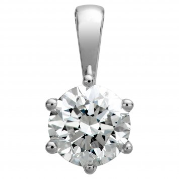 Anhänger Gold 750 mit natürlichem Brillant 1,00ct.