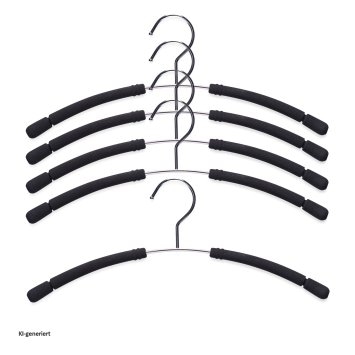 Kleiderbügel, 5er Set aus Metall