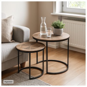 Beistelltisch 2er Set Couchtisch