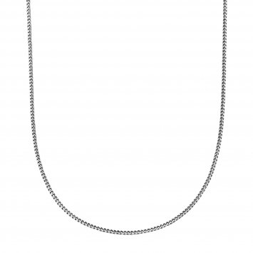 Halskette Weißgold 585 Panzerkette mit einer Länge von 45/42cm