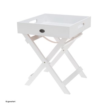 Holztisch mit abnehmbarem Tablett Mini