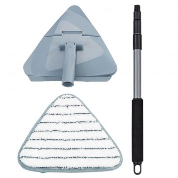 Mod. Triangel-Wischer mit Teleskopstiel, 360° Duo-Knickgelenk