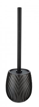 Keramik WC-Garnitur Mod. Idro Anthrazit, schwungvolle Linien-Struktur