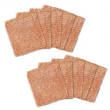 Kupfertuch, 10er Set, entfernt schonend hartnäckigen Schmutz